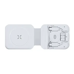 Caricatore Wireless 3-in-1 Promozionale USB Vardar - Product Image 1