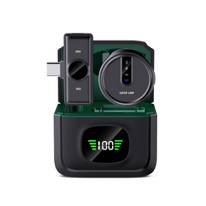 Green Lion GM-88X Dynamic Wireless <strong>Microphone</strong> Type C Connector Omni-Directional Handheld &amp; Lavalier Metal Design - Product Image 1
