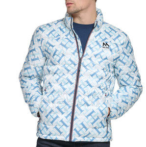 Meilleures ventes Doudounes d'hiver grande taille pour hommes avec fermeture à glissière col montant tissu en toile et service de logo OEM - Product Image 1