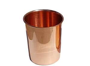 Verre à eau authentique en cuivre pur fait à la main, écologique, de haute qualité, grande capacité, finition brillante pour les bienfaits pour la santé, détox - Product Image 6