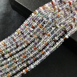 Cuentas Redondas Multicolor 100% Naturales con Certificación IGI, 5mm-6mm, Piedras Multicolor, Gemas Vivaaz Multifuego para Joyería - Product Image 1