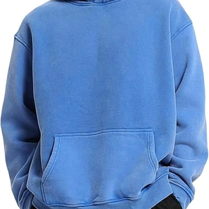 Sudaderas Casuales de Invierno para Hombre, Color Sólido, Corte Regular, 100% Algodón, Ecológicas, de Secado Rápido, Transpirables, de Alta Calidad - Product Image 1