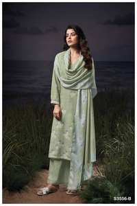 Collection de costumes de fête Salwar Kameez brodés à la main en coton de qualité supérieure disponible au tarif de gros - Product Image 3