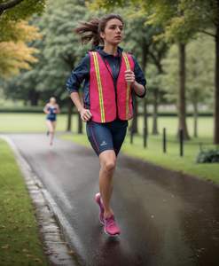 Logo personnalisé été gilet de sécurité réfléchissant Construction trafic haute visibilité travail veste de sécurité 100% polyester - Product Image 5