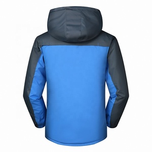 Chaqueta de Plumón para Hombre, Primavera-Otoño, con Capucha, Gruesa, Cuello Alto, Diseño de Hoja de Arce, Talla Grande, para Exteriores, Estilo Urbano, para Parejas - Product Image 4