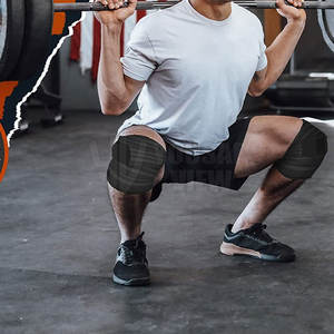 Meilleure qualité, logo personnalisé, bandage de compression pour le genou, top ventes, bandage pour l'haltérophilie - Product Image 4