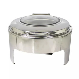 Restaurante y Hotel Almacenamiento de alimentos de acero inoxidable Plato de frotamiento Cuenco de cobre y latón Material de metal metálico - Product Image 6