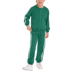 Chándal para niños, ropa de poliéster/algodón, sudaderas con capucha para niñas y niños, sudadera en blanco, conjunto de Jogger, chándal para niños, chándal para niños - Product Image 1