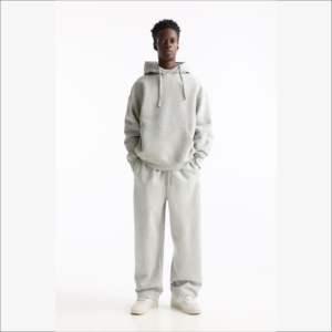 Chándal holgado gris jaspeado de la mejor calidad, chándal de gran tamaño 500 GSM cómodo de lana de algodón para hombre y mujer - Product Image 1