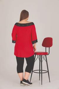 Conjunto de Pijama Capri de Viscosa para Mujer, Talla Grande, Estampado Floral, Manga Corta, Ropa de Estar en Casa - Product Image 5