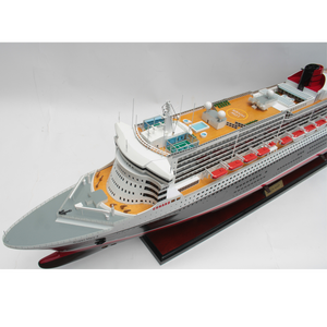 QUEEN MARY 2 MUSÉE QUALITÉ OCEAN LINER MODÈLE DE BATEAU EN BOIS-ARTISANAT PEINT NAUTIQUE DÉCORATION DE LA MAISON CADEAU PASSAGER - Product Image 6