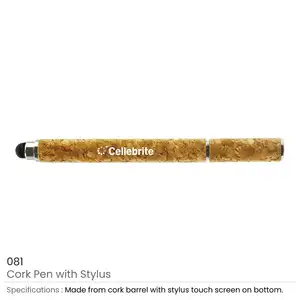 Hot Sale Low Price Quality Luxury Manufacturers Cork Pen With Sytlus Touch Screen For Mobile And Laptop