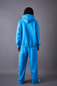 ชุดวอร์ม2025สำหรับผู้ชายกางเกงโอเวอร์ไซส์ผ้าคอตตอนพิมพ์ลายพอง100% น้ำหนักมากสำหรับฤดูหนาว - Product Image 5