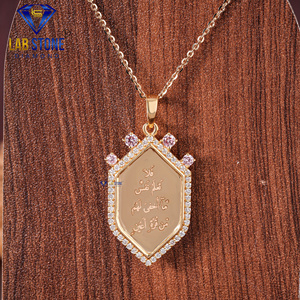 Colgante de oro amarillo con diamantes de corte redondo TDW 1.016 de Labstone / Discover Brilliance/Color DE LA EF-VS - Product Image 1