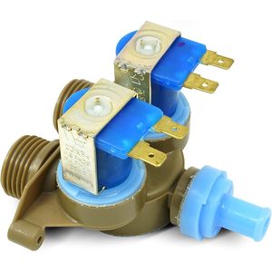 Vanne d'admission d'eau électrique 22004333CM pour machines à laver, remplace WP22004333, 120V, pièces de vanne d'eau en plastique pour lave-linge - Product Image 2