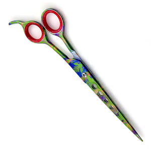 Ciseaux de toilettage pour animaux de compagnie droit 6.5 pouces papier couleur professionnel coupe ciseaux de toilettage pour animaux de compagnie pour animaux - Product Image 3