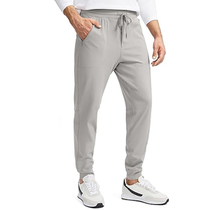 Zipper Pockets Warm <b>Pants</b> for Winter Running Workout Gym Golf and Men's Fleece <b>Lined</b> Joggers Sweatpants - Product Image 1