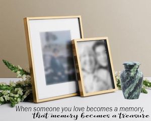 แก้วโมเสคอลูมิเนียมสำหรับผู้ใหญ่ขนาดใหญ่ทำด้วยมือใส่เถ้ากระดูกใส่เถ้ากระดูกด้วยกระเบื้องโลหะแต่ละชิ้นที่มีเอกลักษณ์เฉพาะสำหรับงานศพ - Product Image 2