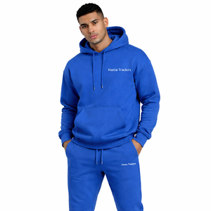 Survêtement d'hiver pour homme avec logo personnalisé 2025, séchage rapide, respirant, 100% coton, haut à capuche, taille plus, vêtements personnalisables 2026 - Product Image 2