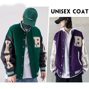 Fabricant OEM, logo personnalisé de haute qualité, veste de baseball pour homme, style universitaire sportif, en toile épaisse, col montant, séchage rapide, motif lettres - Product Image 6