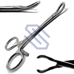 Pinces à os 5,5 pouces, instruments chirurgicaux orthopédiques en acier inoxydable chirurgical - Product Image 1