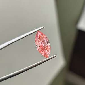 Diamantes sueltos de corte Marquesa Rosa cultivado en laboratorio de 3,0 CT certificados por IGI con certificado - Product Image 1