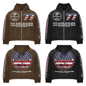 Sudaderas con capucha estilo holgado de gran tamaño para Hombre Nuevo diseño 100% algodón polar hombres Sudadera con capucha de talla grande - Product Image 6