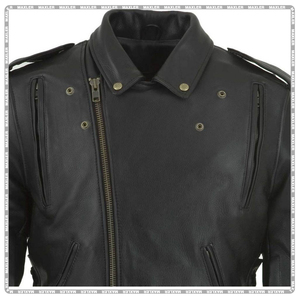 Customizable Men's Jacket Motorbike Leather Jacket Top Quality with Armors Riding Racing Motorcycle - Product Image 5