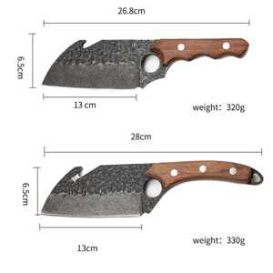 Couteau de Chef de cuisine forgé à la main professionnel couperet à viande hachoir de boucher serbe couteau à désosser acier à haute teneur en carbone - Product Image 2
