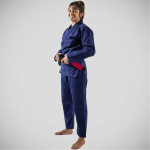 Custom Front Women's BJJ Gi Jiu Jitsu Kimono Uniform Lightweight <b>Pearl</b> Weave Cotton Reinforced Durable Preshrunk Training Gear - Product Image 4
