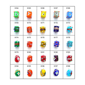 Gorgeous Design Unique Item Dotted Decoration <b>Glass</b> <b>Beads</b> for Jewelry Making High Quality Dotted <b>Glass</b> <b>Beads</b> for <b>Bracelet</b> Making - Product Image 1