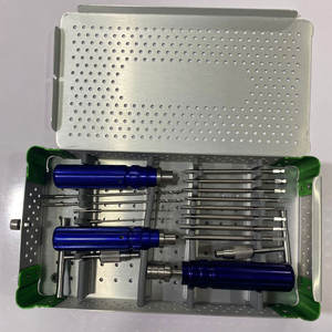 AO poignée de couplage rapide perceuse osseuse droite Instrument chirurgical orthopédique manuel SURGINEXA INSTRUMENTS DE SURGICAL ensemble de chirurgie - Product Image 1