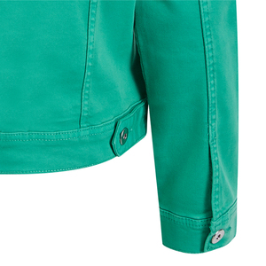 Latest New Arrival 2025 Women's 100% Cotton green <b>Denim</b> Jacket with Vintage Style Women's <b>Denim</b> Jackets & <b>Coat</b> - Product Image 6