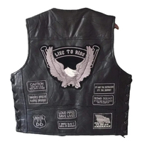 Nouveau Gilet Moto Homme 2023 Col V Sans Manches Léger Style Hip Hop 100% Coton Personnalisable