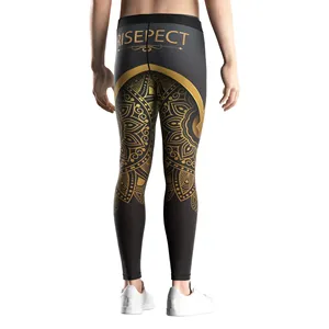 Leggings en jersey pour hommes - Prêts pour la marque privée et la vente en gros, finition prête à l'emploi, logo personnalisé directement de l'usine - Product Image 2