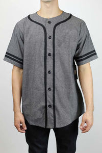 Maillots de baseball personnalisés avec grande broderie Vêtements de sport imprimés en sergé Tickle - Product Image 2