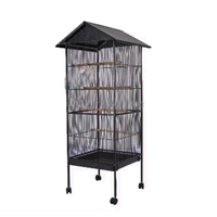 Vente en gros à bas prix cage pour perroquets en métal cage d'élevage d'oiseaux volière à canaris extérieur à vendre