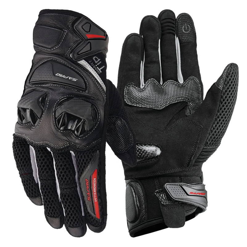 Sheepskin Leather Motorcycle Touch Screen Driving