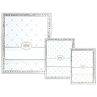 Cadre photo au design élégant Cadre photo de qualité supérieure avec finition dorée brillante pour table d'appoint de chambre à coucher Cadre photo mémorable