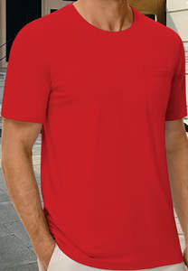 T-shirt de fitness à manches courtes en coton coupe ajustée pour hommes, tenues décontractées extensibles pour les activités de fitness tricotées - Product Image 4