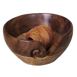 Accesorios de ganchillo para tejer, cuencos de hilo de madera, la cocina y la Mesa decorativas hechas en la India más vendidas a precio de fábrica - Product Image 4
