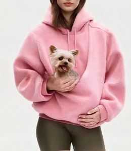 Sweatshirts à capuche pour femmes, en molleton, décontractés, streetwear, épaules tombantes, respirants, écologiques, tricotés - Product Image 1