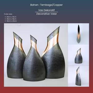 Le vase à fleurs élégant au design moderne pour la décoration intérieure ajoute de la classe aux salons ou aux espaces de travail pour les mariages - Product Image 6