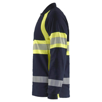 Chemises de sécurité en polyester pour hommes, vente en gros, OEM, logo personnalisé, couleur, taille, manches longues, fluorescentes, haute visibilité, vêtements de travail