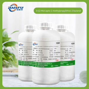 Aditivo Alimentario Líquido de Alta Pureza 3-((2-Mercapto-1-metilpropil)tiol)-2-butanol para Panadería, Potenciador del Sabor a Carne, HALAL ISO - Product Image 1