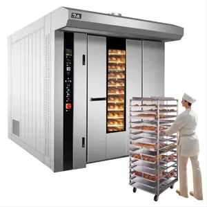 Precio de Hornos Rotatorios Eléctricos de 10, 8 y 32 Bandejas para Panadería, Pan Industrial a Gas Comercial, Panaderos en EE. UU. e Italianos - Product Image 1