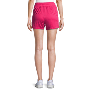 High Quality Breathable Best <b>Women's</b> Pink High Waist Drawstring <b>Skorts</b> With Pockets Breathable Knitted Sporty Shorts - Product Image 2