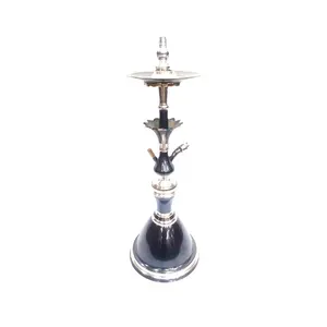 Einzigartiges Design Luxus hand gefertigte Shisha Farida Limited Editions Pharao nische Blume Lotas Messing Shisha