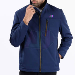 Chaqueta Softshell para Hombre, Moderna y Cómoda, Transpirable en la Parte Delantera, Fabricada con Nailon/Poliéster Ecológico, Chaqueta de Invierno para Adultos - Product Image 1