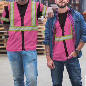 Camiseta DE SEGURIDAD Rosa Hi Vis para mujer, ropa reflectante, ropa de trabajo, clase 3, gran oferta, logotipo estampado personalizado, camiseta de seguridad de algodón 100% - Product Image 5